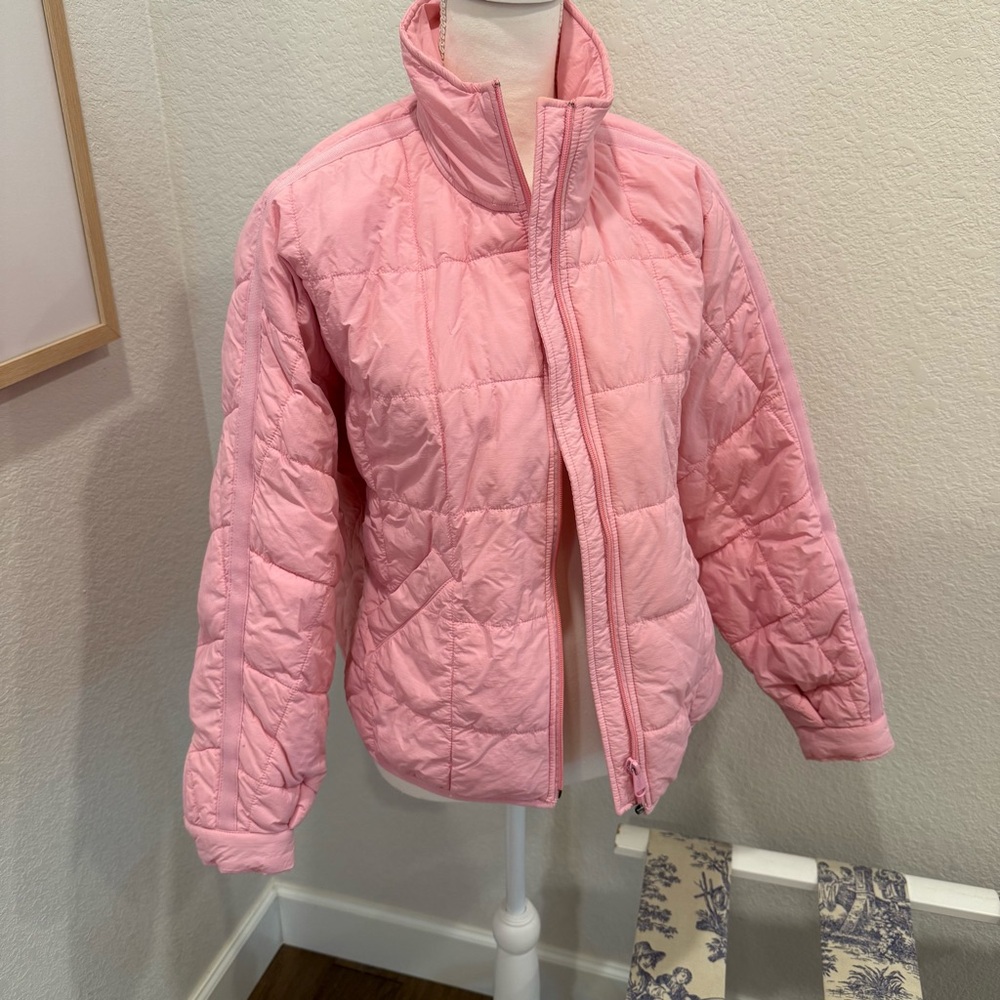 Free People Pink Quilted Jacket